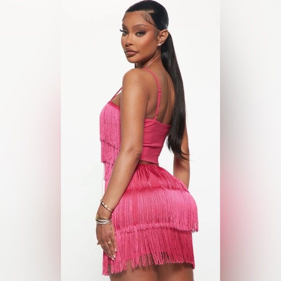 Fashion Nova Forever Skirt Set Pink - Picture 4 of 5